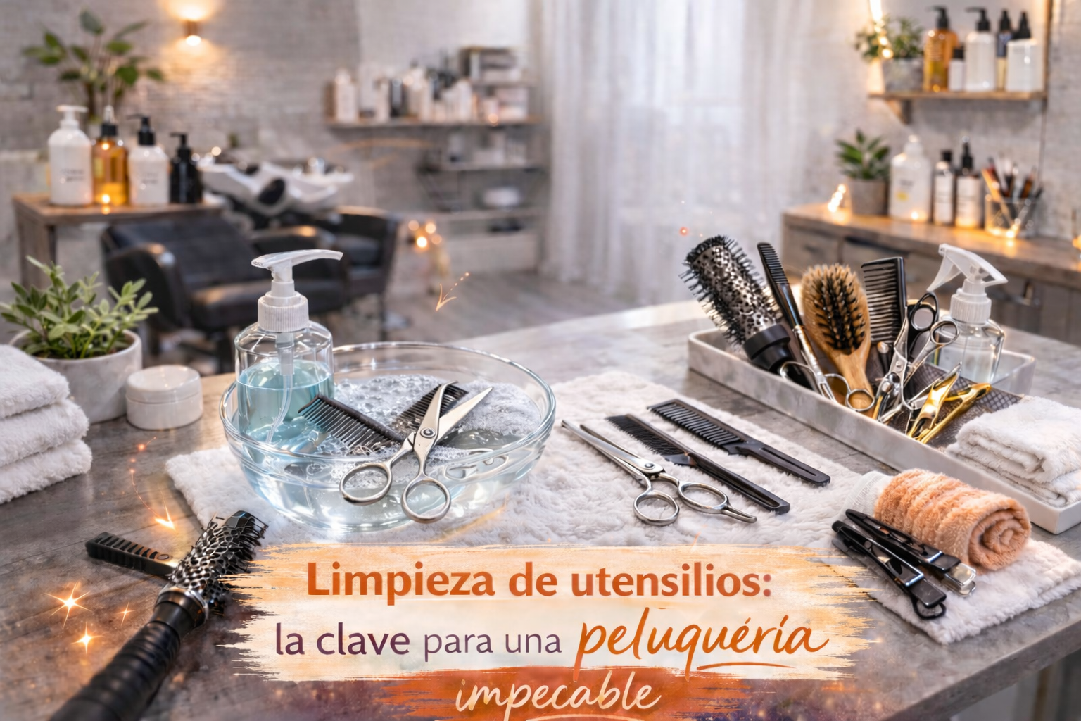 En este momento estás viendo Limpieza de utensilios: la clave para una peluquería impecable (y un cabello sano)