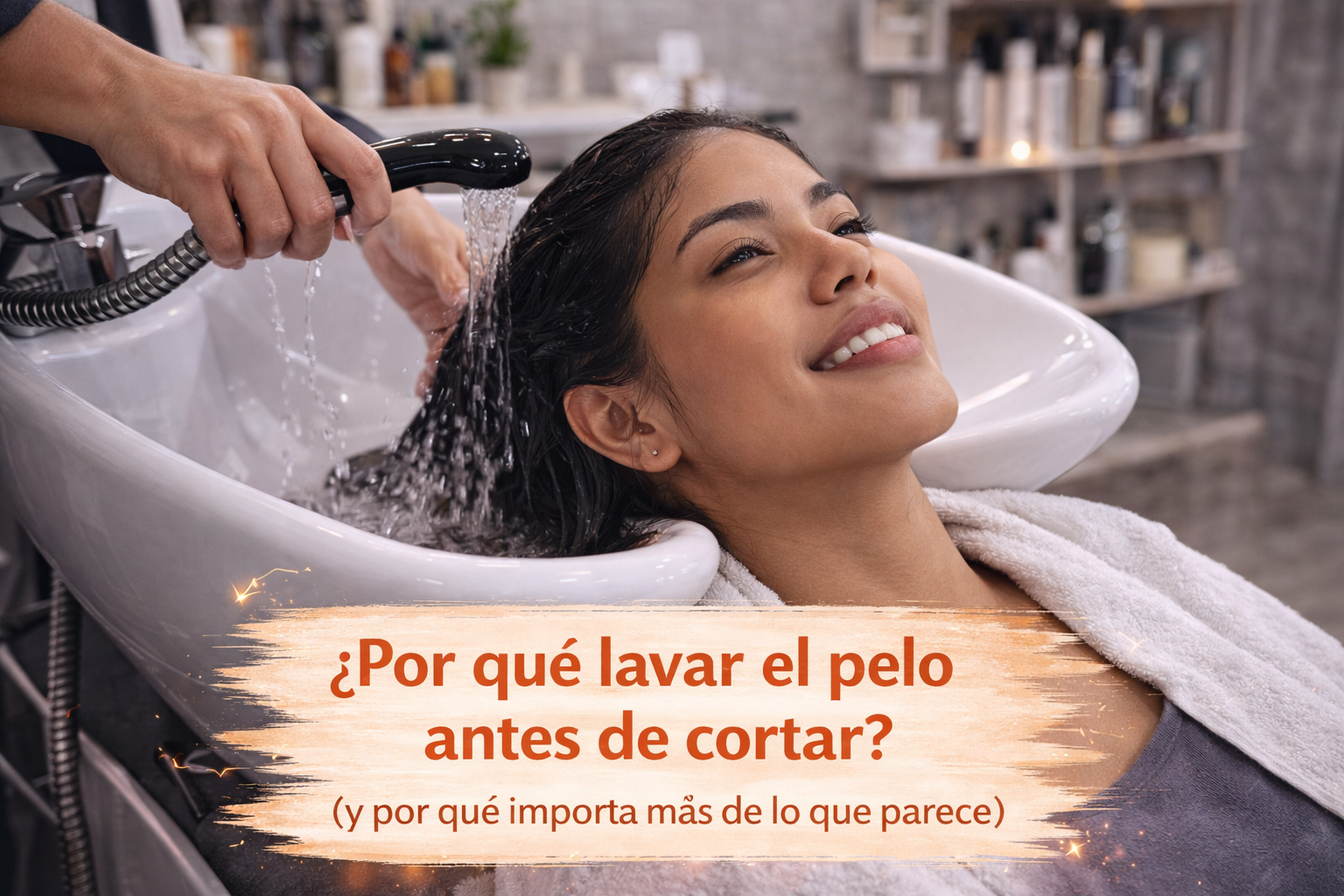 En este momento estás viendo ¿Por qué lavar el pelo antes de cortar? (y por qué importa más de lo que parece)