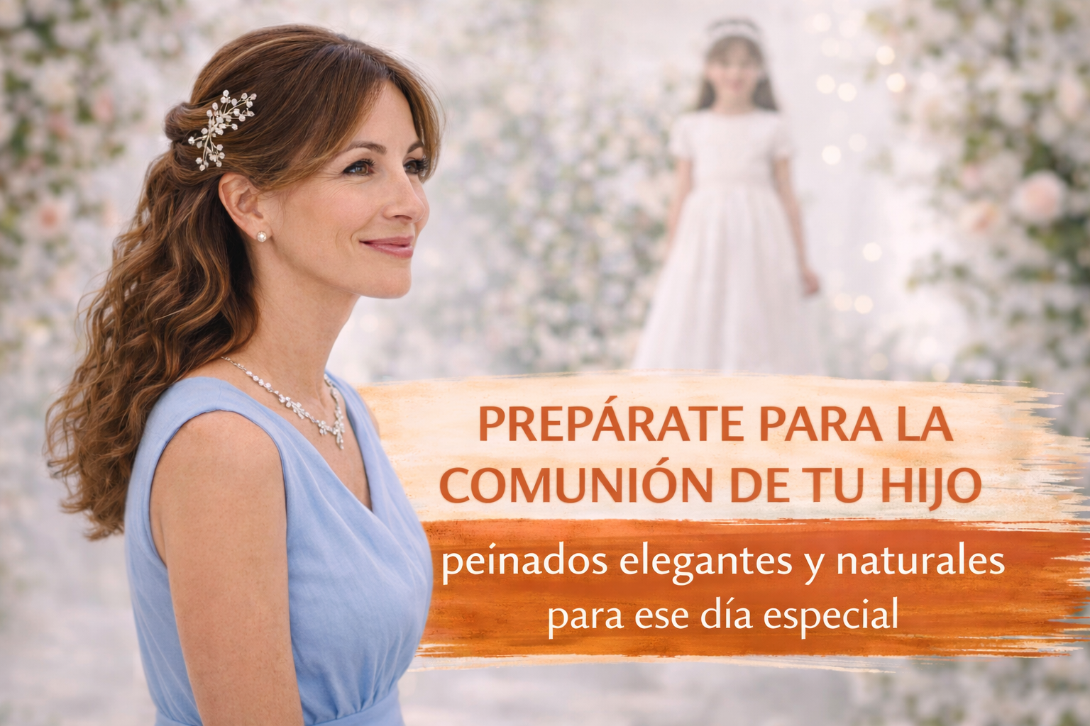 En este momento estás viendo Prepárate para la comunión de tu hijo: peinados elegantes y naturales para ese día especial