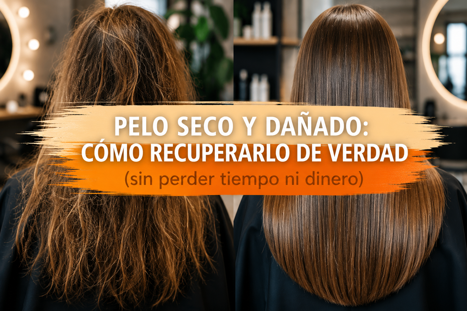 En este momento estás viendo Pelo seco y dañado: cómo recuperarlo de verdad (sin perder tiempo ni dinero)