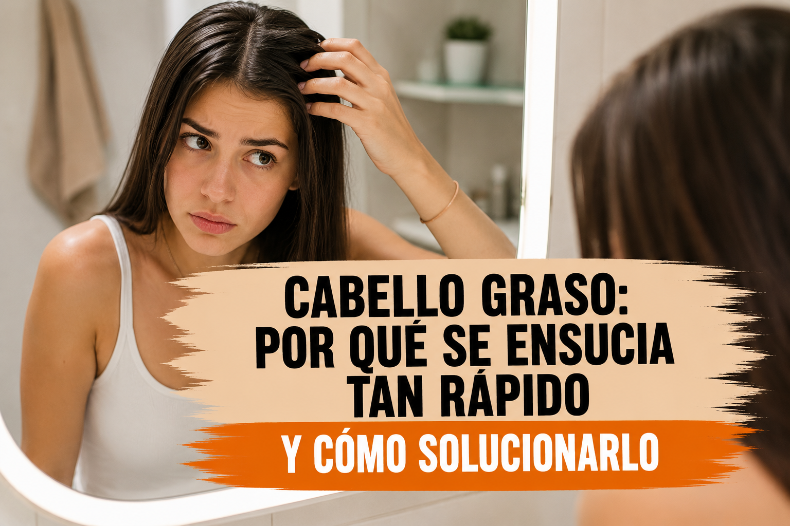En este momento estás viendo Cabello graso: por qué se ensucia tan rápido y cómo solucionarlo