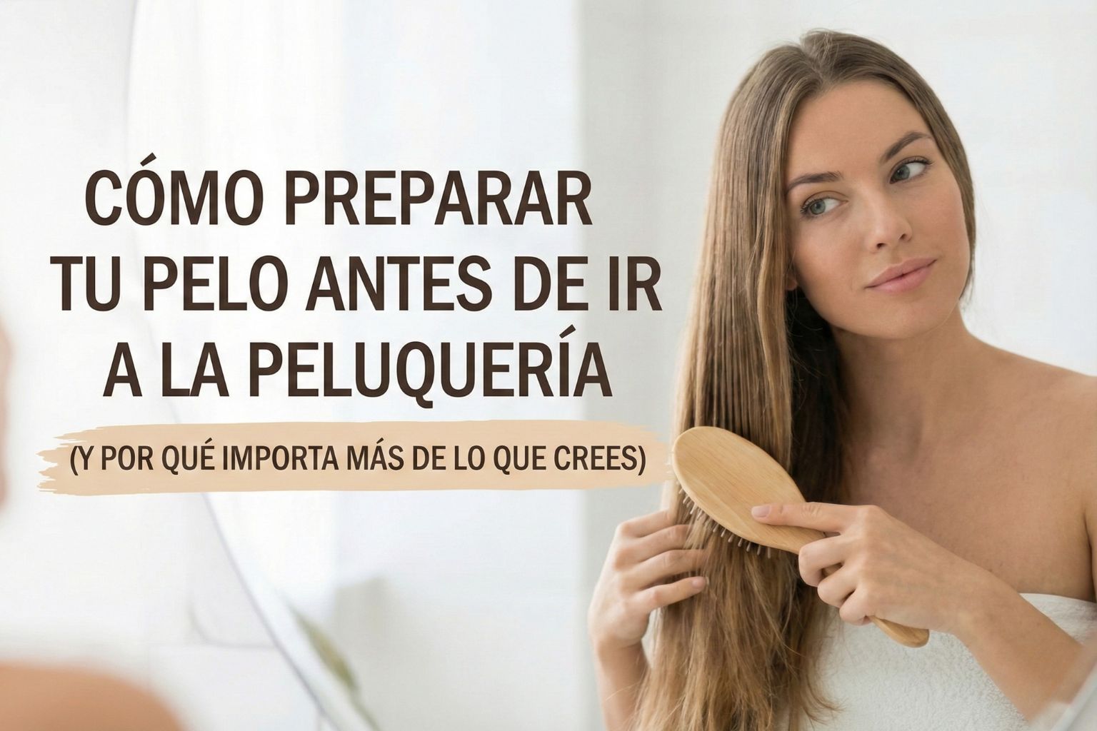 En este momento estás viendo Cómo preparar tu pelo antes de ir a la peluquería (y por qué importa más de lo que crees)