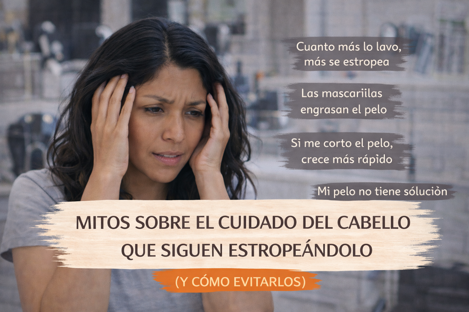 En este momento estás viendo Mitos sobre el cuidado del cabello que siguen estropeándolo